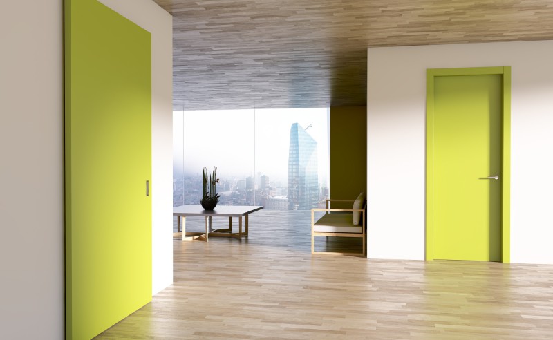 Wood - A finitura Laccato RAL
versione scorrevole Magic e Battente