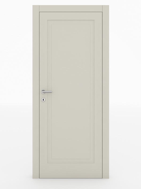 Kapi 1 battente ral 7032 rear Kapi 1 Laccato RAL 7032
