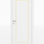 Kapi 1 v battente BIANCO rear Kapi 1v Laccato bianco