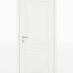 Linear P2 battente Rear Linear P2 Laccato bianco