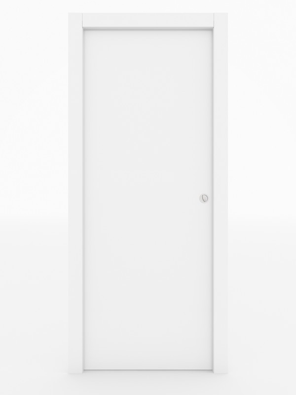 Wood – Laccato bianco scorrevole interno muro Wood - Laccato bianco scorrevole interno muro