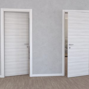 Diciannove - Porta interna scavata cerniere a vista
