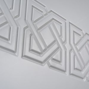 Frame - Porta incisa decorativa laccata